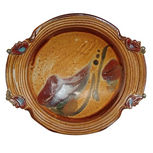 #221125 Platter with Handles 13.5x11.5 $49.50 at Hunter Wolff Gallery